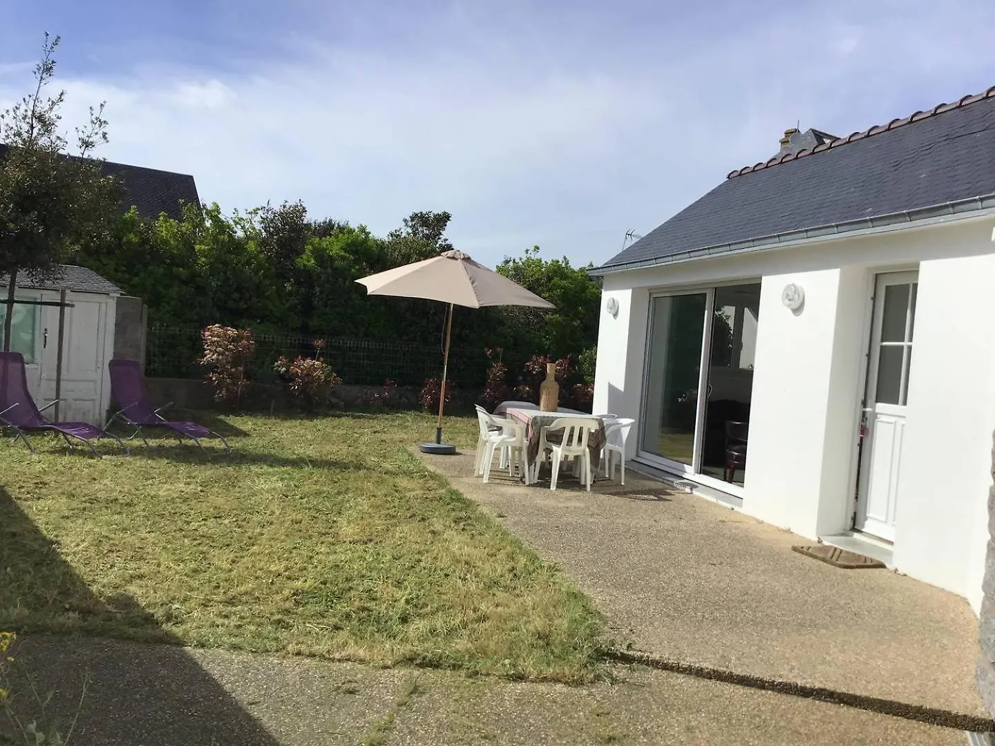 Villa Maison Plein Centre Ville, Jardin Clos, 500M Plage Quiberon